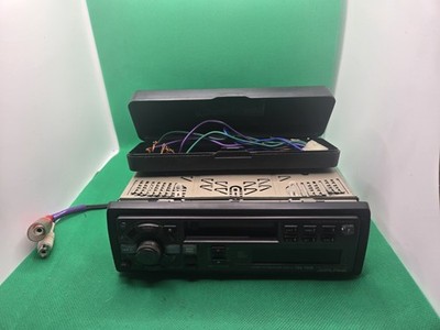 Alpine TDA-7548 Vintage Car Stereo Cassette Receiver w/ Wiring Harness & Bin...