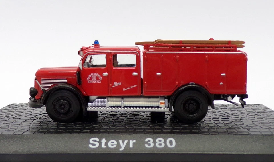 Atlas Editions 1/76 Scale 7147 015 - Steyr 380 - Fire Engine - Image 3 of 4
