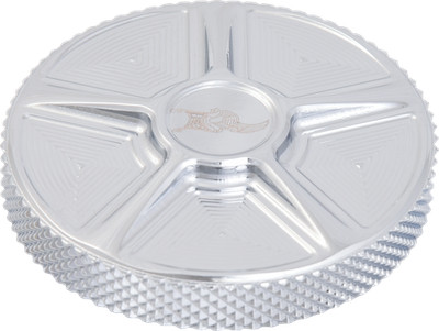 KENS FACTORY NX LVL Gas Caps - Chrome - Chrome