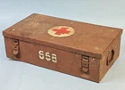 WWII German Verbandkasten Military First Aid Box Army Group North Courland Attic