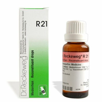 2x Dr. Reckeweg Germany R21 Rekonstituant Tropfen Homöopathisches Arzneimittel