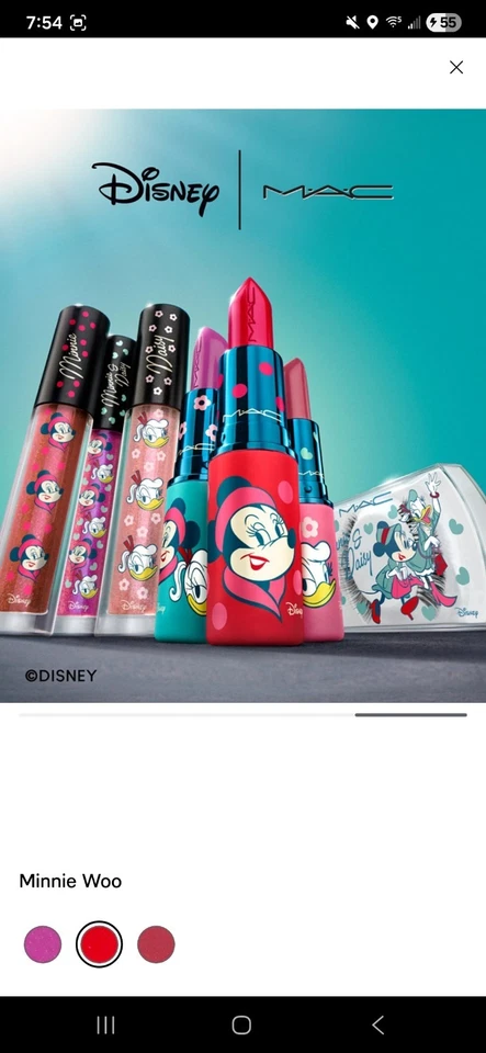 MAC X DISNEY MINNIE & DAISY LUSTREGLASS LÁPIZ LABIAL TRANSPARENTE *Minnie Woo*  Foto 4 de 4