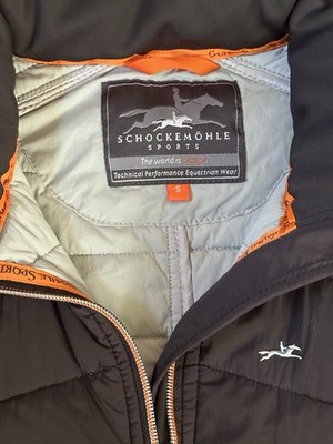 Schockemöhle Equestrian Jacket XS Navy With Orange, Sports Technical Performance