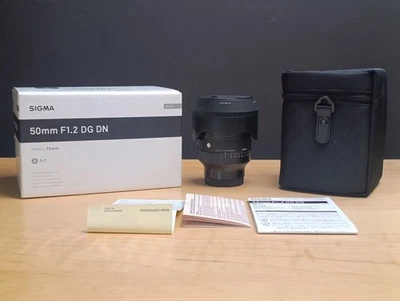 Sigma 50mm F/1.2 DG DN Art Lens Sony E Mount WIE NEU OVP GARANTIE Top - Bild 1 von 4