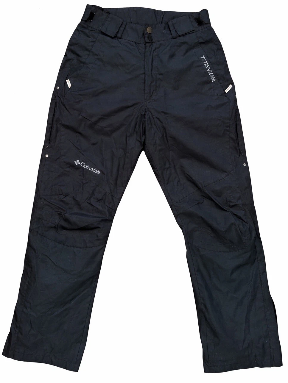 Columbia Titanium Ski Snow Pants W Small Black Omni Tech Waterproof Insulated