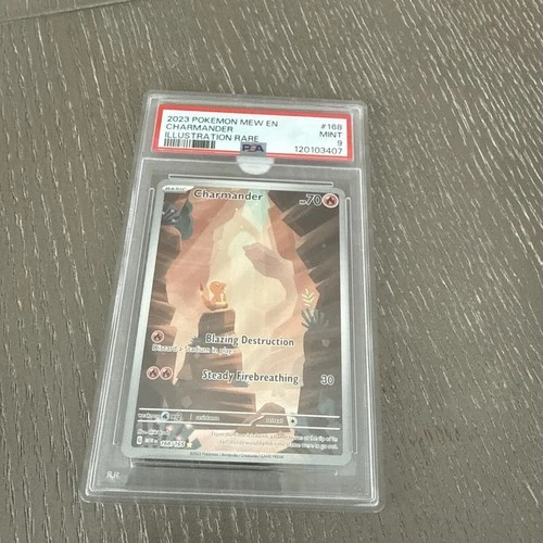 Scarlet & Violet Charmander #168/165 SV 151 Series, PSA 9