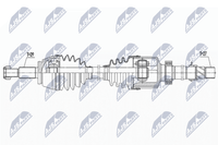 NTY NPW-RE-175 Antriebswelle Vorne Links FüR Renault