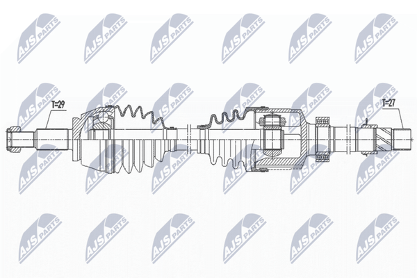 NTY NPW-RE-175 Antriebswelle Vorne Links FüR Renault-image