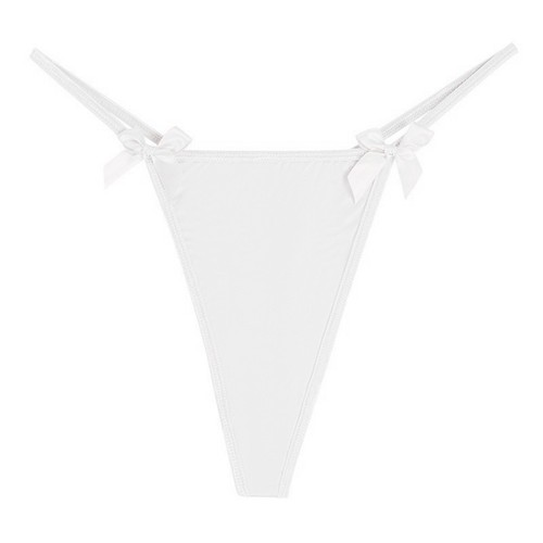 Stylish Womens Lingerie Thong Bow Design with Metal Chain for Sleepwear - Picture 10 of 16