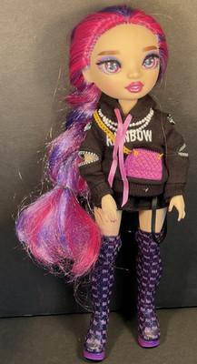 Rainbow High Series 3 Emi Vanda Fashion Doll with Outfit & Boots Purple MGA