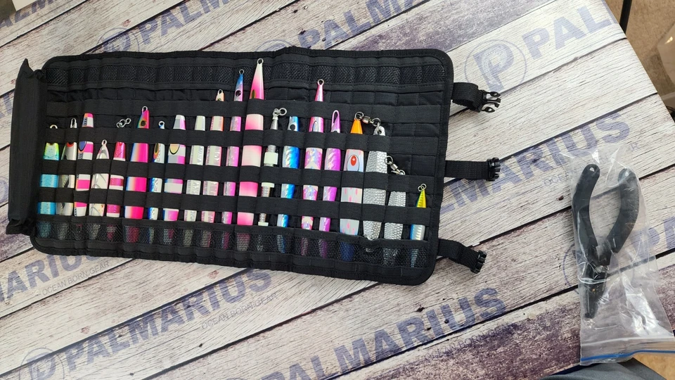 Rollo de plantilla de lanzamiento lento construcción de nailon balístico de alta resistencia tiene capacidad para 20 plantillas Foto 3 de 4