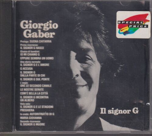 Giorgio Gaber Il Signor G - CD Carosello A3 - Foto 1 di 2