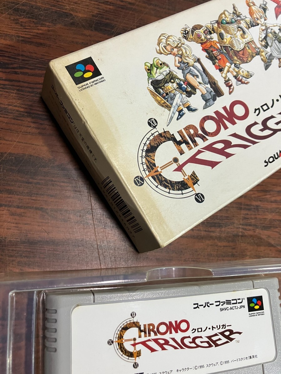 Chrono Trigger Nintendo Super Famicom SNES SFC W/ Box and Manual