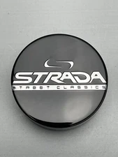 Strada Gloss Black Snap In Wheel Center Cap ZF6007-2-B 6007-2