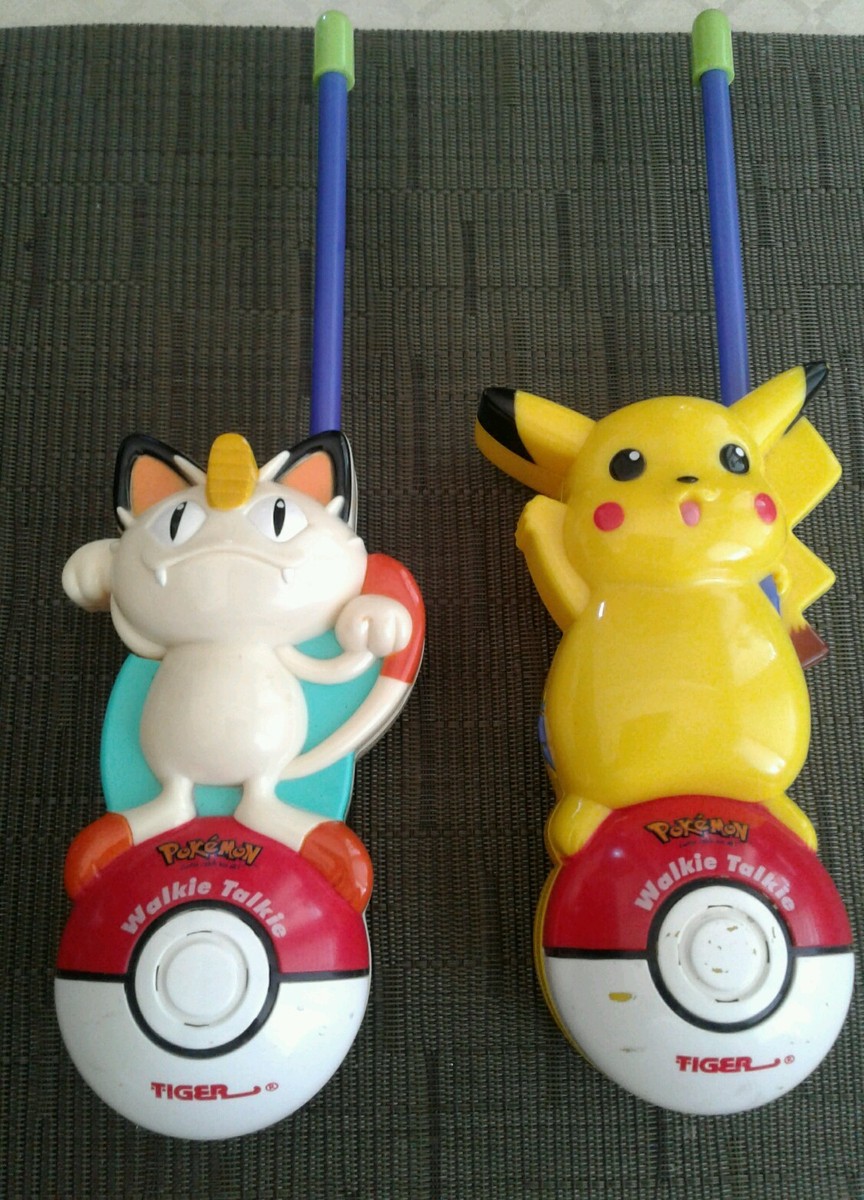 Pokémon Walkie Talkies (includes Pikachu and Meowth) by Tiger