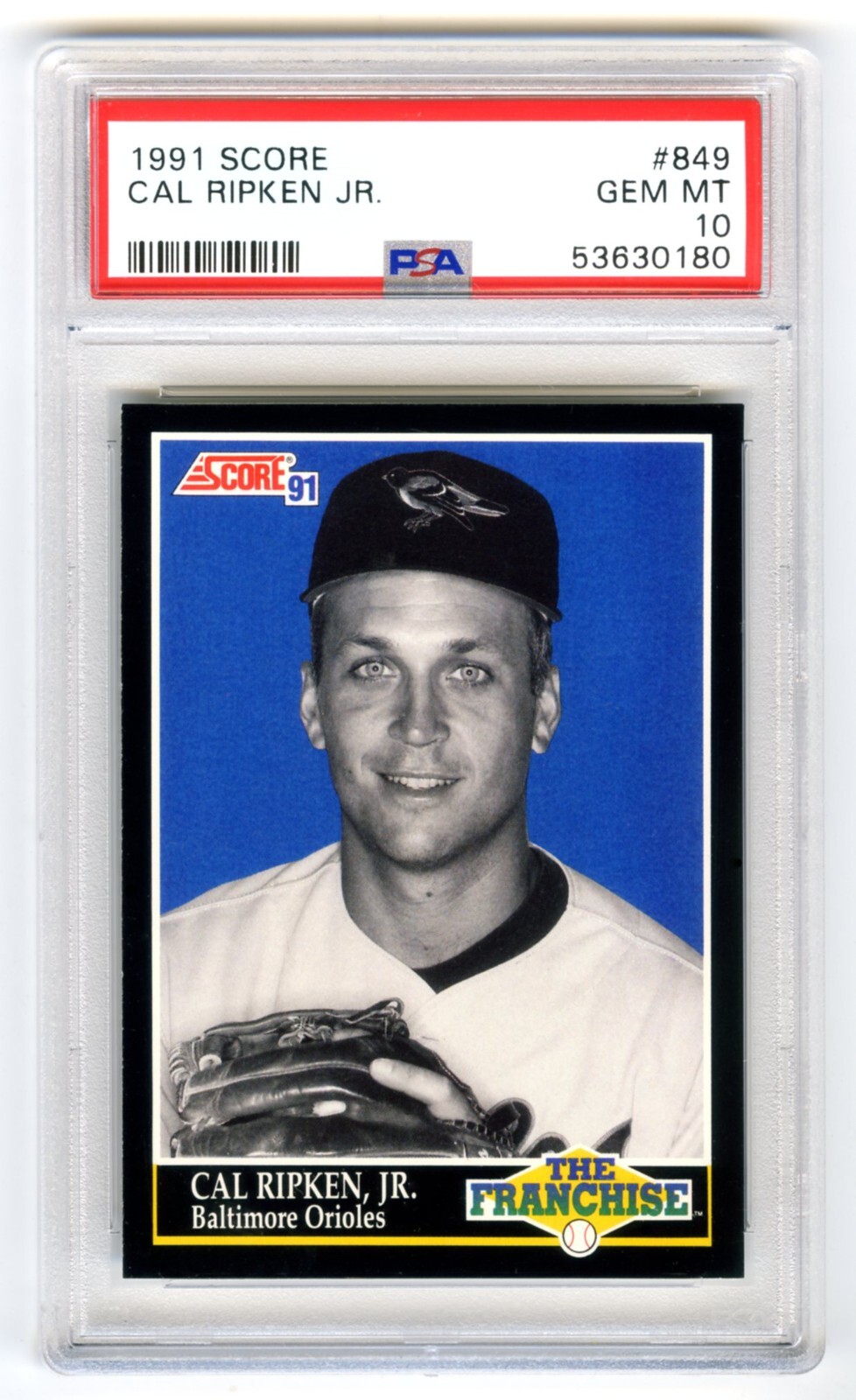 CAL RIPKEN JR.~RARE (POP 32) 1991 SCORE 