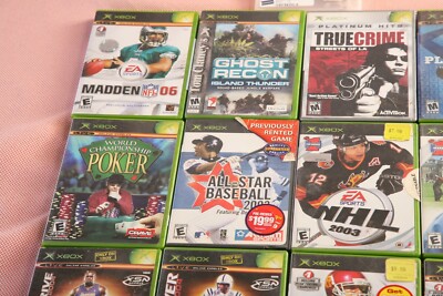 Lot of 17 Original XBOX Games | eBay