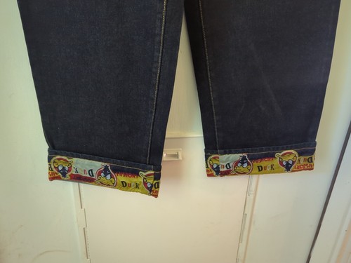 HISTORY ICEBERG Made in Italy Men’s 38R Denim Blue Jeans DAFFY DUCK *NWT* - Picture 11 of 15