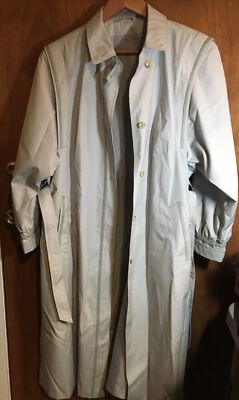Womens Trench coat ,STADICK MODELL , Lt Grey,  See Pics,  Size 16, b53
