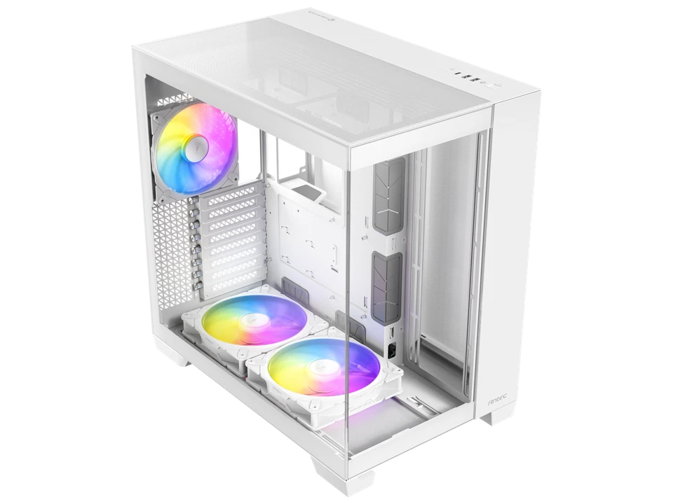 Antec C8 ARGB White, 2x TQR 160mm & 1x TQ 140mm ARGB PWM Fans Included,dual-cham - Image 3 of 4