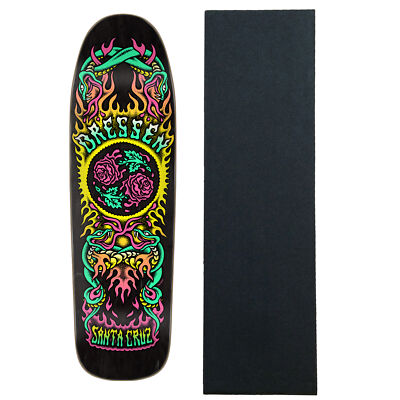 Santa Cruz Skateboard Deck Dressen Rose Crew Two Shaped 9.31
