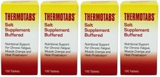 4 Pack Thermotabs Salt Supplement Buffered Tablets 100 ea