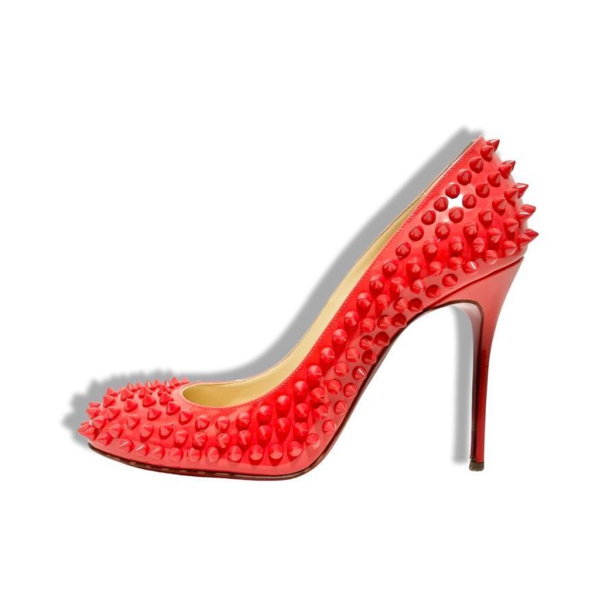 Christian Louboutin FIFI SPIKES 100 Spike round toe pump Christian Louboutin FIFI SPIKES 100 Spike round toe pump