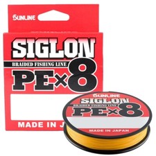 Sunline Siglon PE X8 Orange 150MT Filo Trecciato 8 Capi Multifibra PE