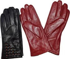 Women's Gloves Leather Dress Gloves Warm Winter Leather Gloves