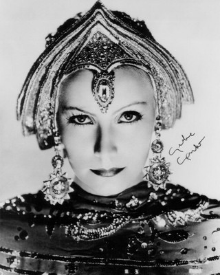 Greta Garbo Mata Hari SIGNIERT HANDSIGNIERT 10'''' x 8'''' REPRODUKTION FOTODRUCK