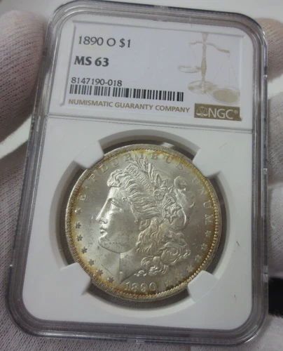 1890-O Morgan Dollar NGC MS63 (Better Date)(Nice Coin)