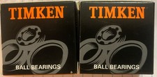 Lot Of 2 TIMKEN 6203-2RSC3 6203-2RS 17X40X12MM Double Rubber Seal Ball Bearings