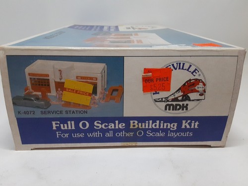 Vintage K-Lineville~ Full O Scale Buikding Kit~ Service Station K-4072 - Picture 3 of 5