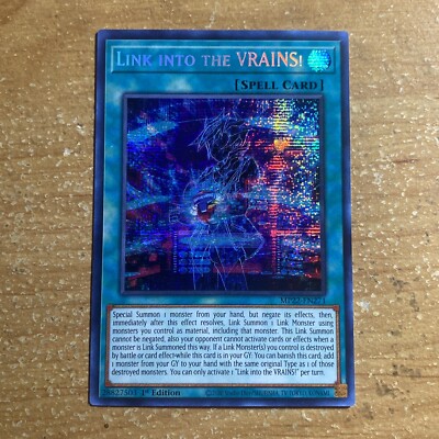 link into the vrains yugioh card Yu-Gi-Oh! OCG Duel Monsters Duelist Set : Toys & Games also your opponent cannot activate cards or effects when a monster is Link Summoned this way Yugioh! Link into the