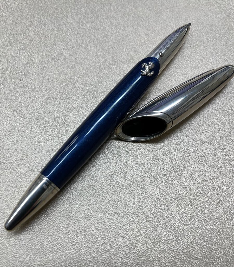 Montegrappa ボールペン　フェラーリ Montegrappa Annual Edition for Ferrari Blue/Silver Ballpoint Pen