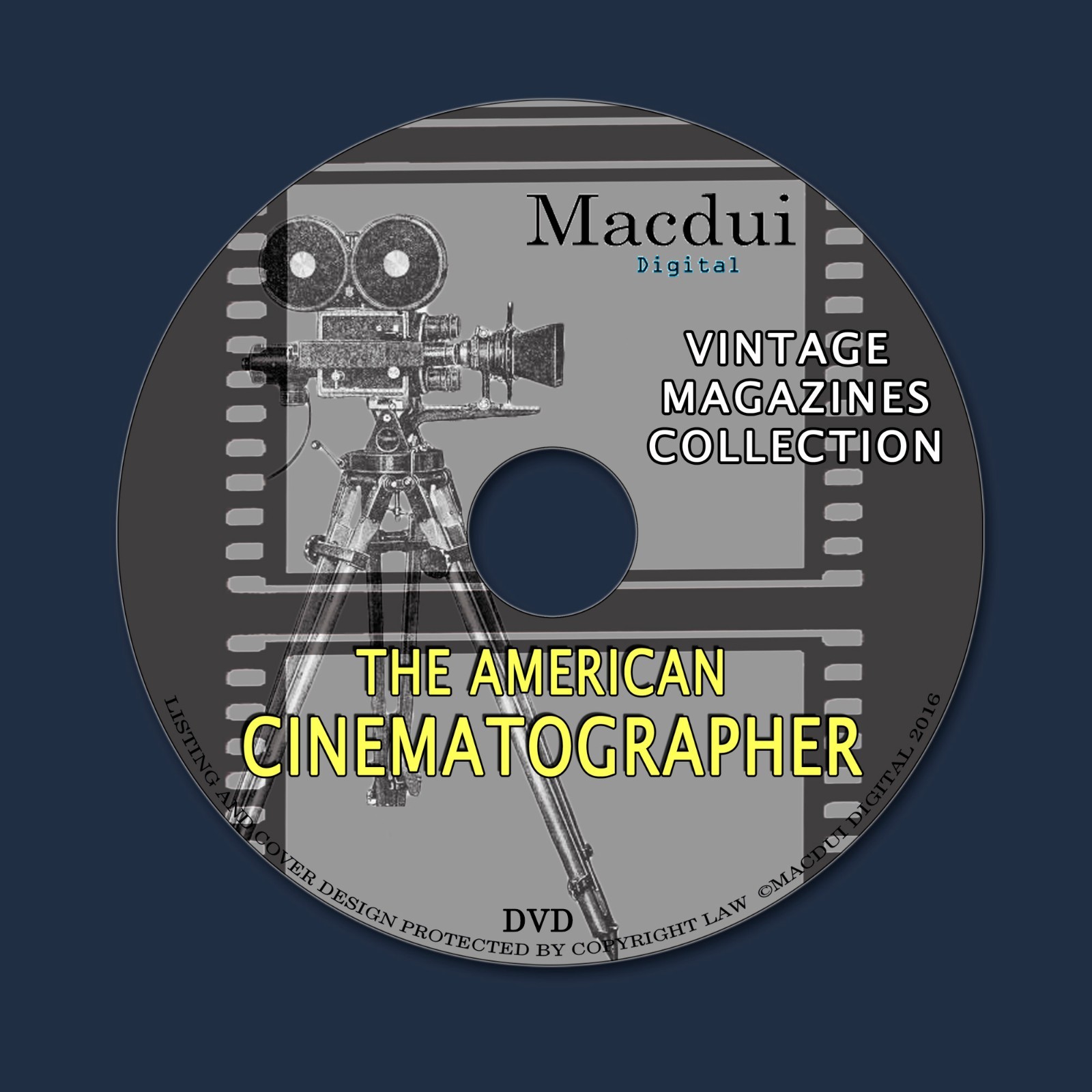 American Cinematographer – Vintage Magazines 18 Volumes on 1 DVD Silent Movie