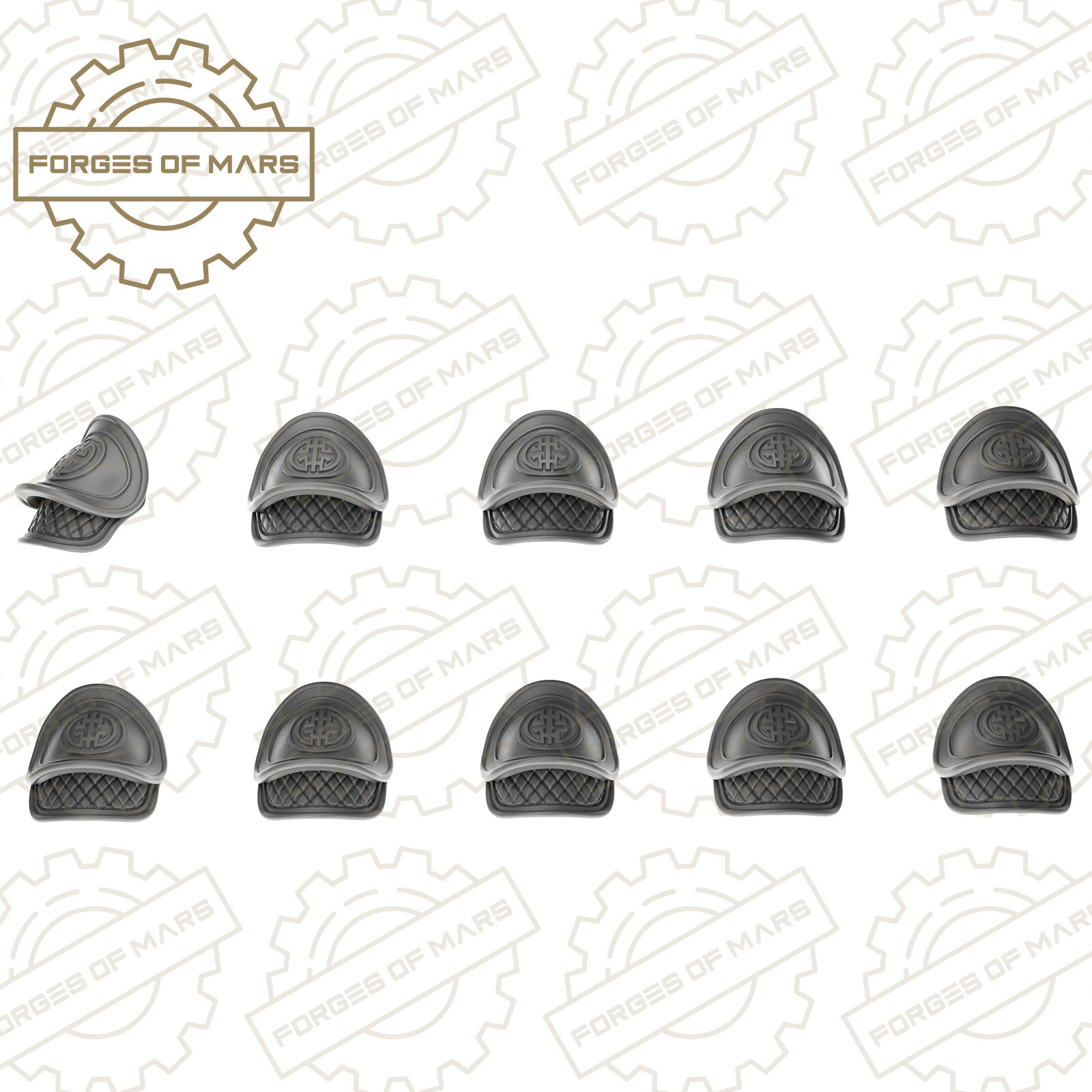 Space Knights - Steppes Riders - Shoulder Pads - Khan Set 2 (x10)