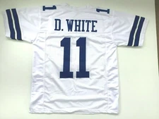 UNSIGNED CUSTOM Sewn Stitched Danny White White Jersey - M, L, XL, 2XL