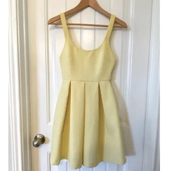 Zara yellow top summer dress