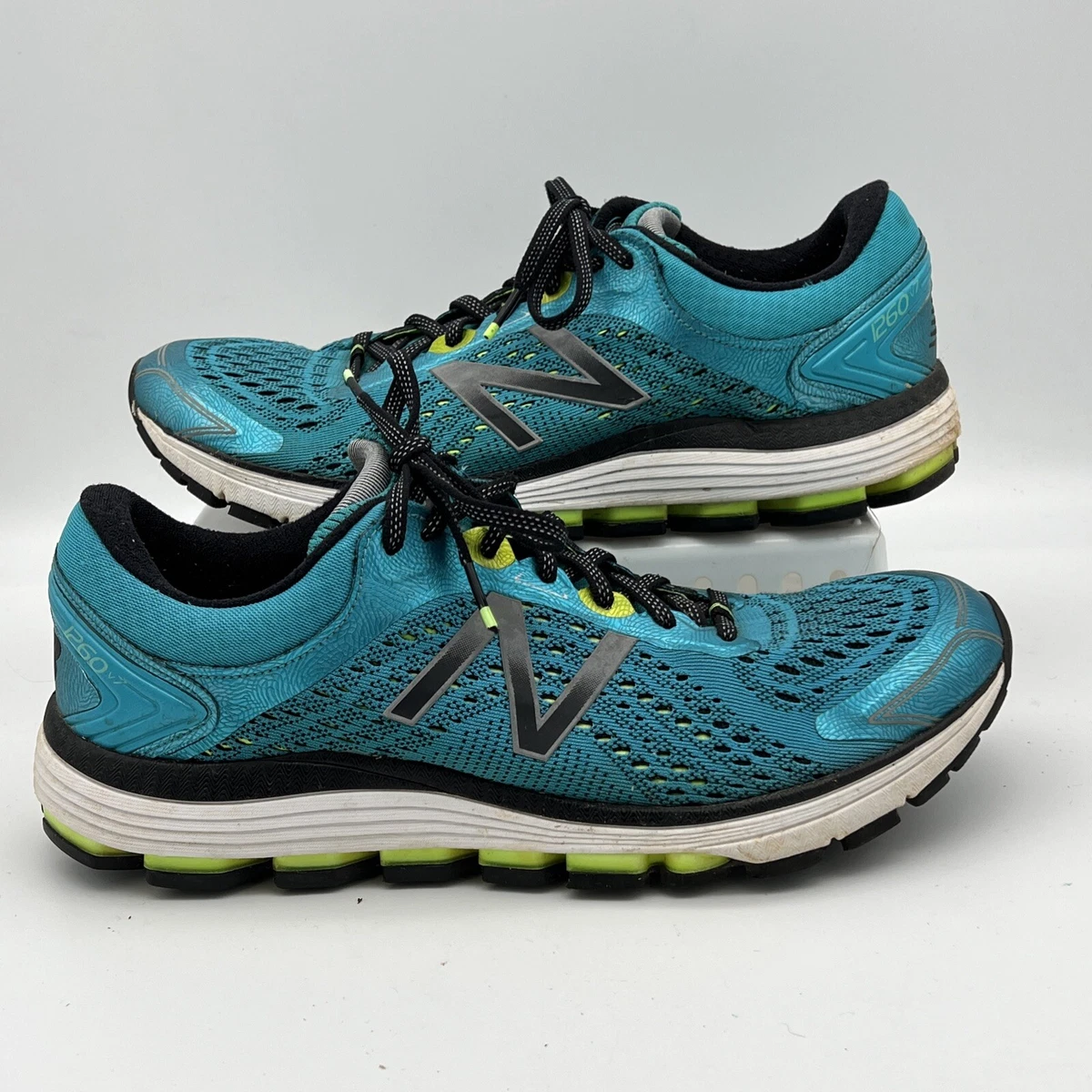 New Balance 1260 v7 Running Shoes Womens 9.5 Turquoise Lime | eBay