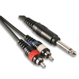 Neutrik 5 Pin Din Male Plug To Twin Jacks Cable. Midi To 2 X 6.35 - Foto 3