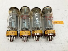 Quad Of Chinese El34 Tubes Tested And Matched (e)