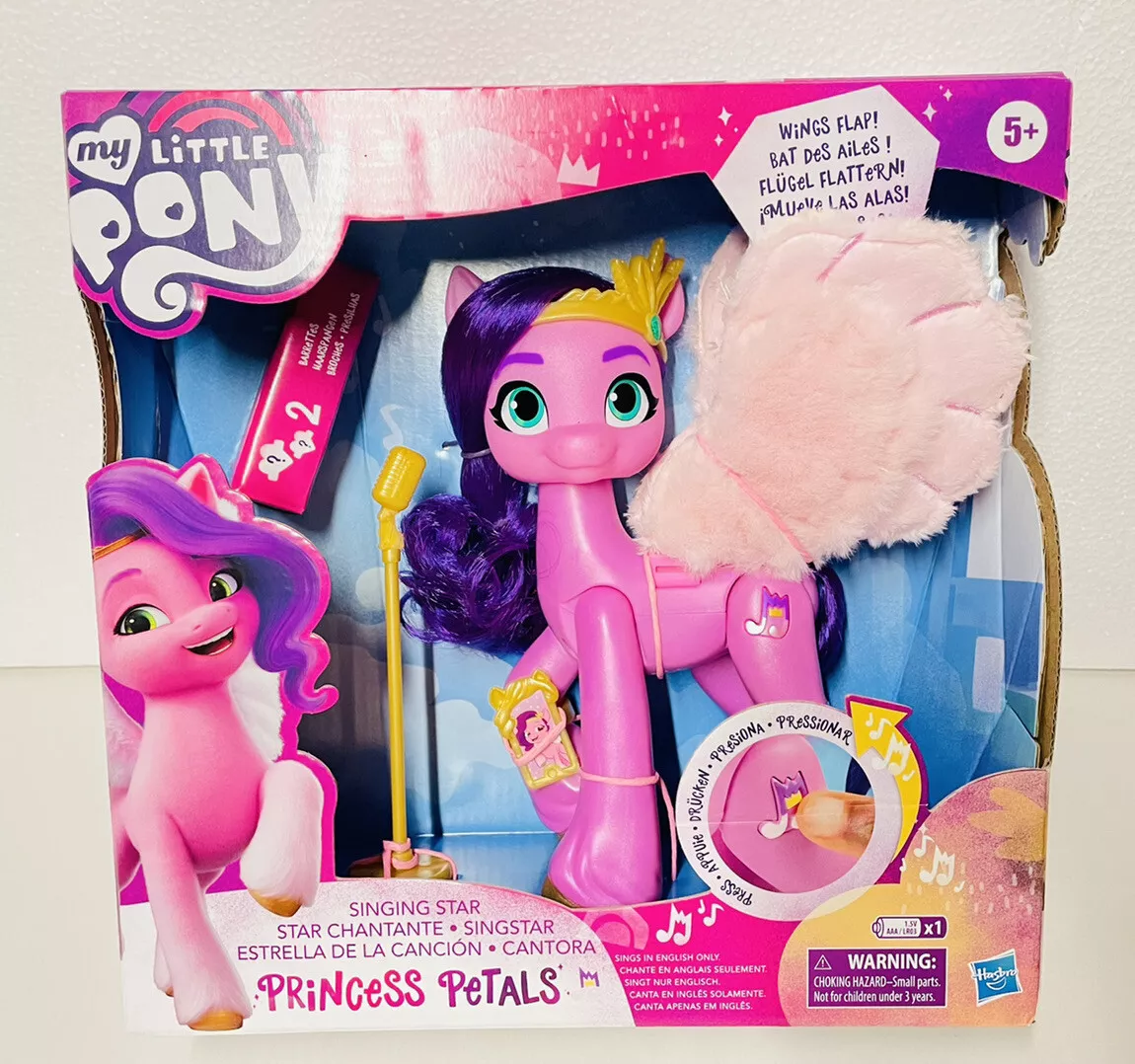 My Little Pony: A New Generation Movie Musical Star Princess Petals -  6-Inch Pony Toy that Plays Music for Kids 5 and Up - My Little Pony