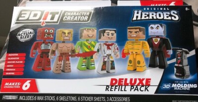 3D IT Mega Refill Pack Character Creator Original Heroes NIB