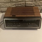 New ListingVintage General Electric Radio Alarm Clock Fm/Am Wood Grain Model 7-4665A