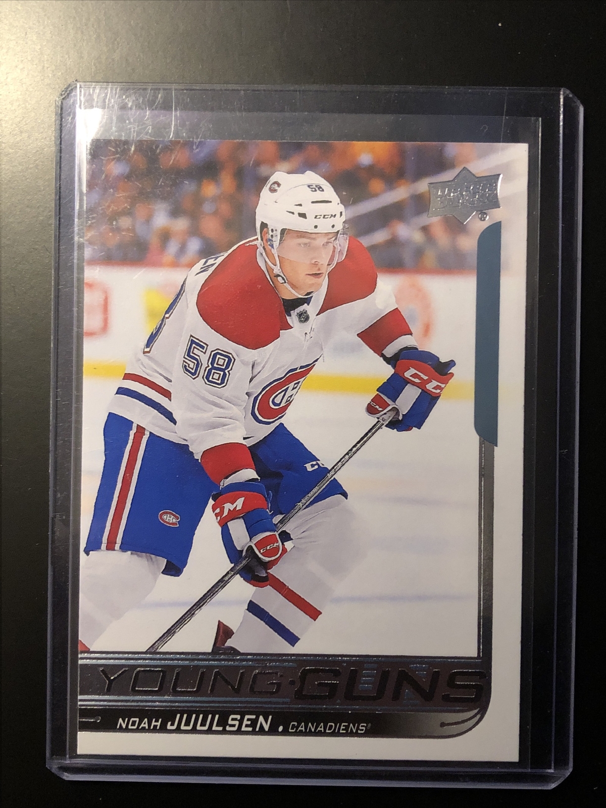 2018-19 UPPER DECK SERIES 2 YOUNG GUNS NOAH JUULSEN MONTREAL CANADIENS MINT #482