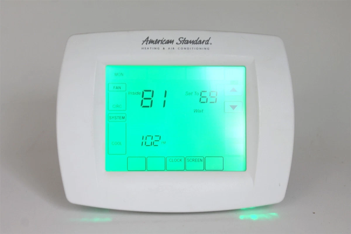 American Standard TH8110U1037 ACONT802AS11AAA 7-Day Programmable Thermostat  | eBay