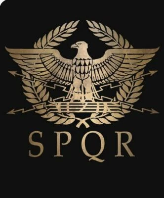 PLAQUE MÉTAL ROME EMPIRE ROMAIN SPQR décoration mural 30 X 20 CM - Photo 1/4