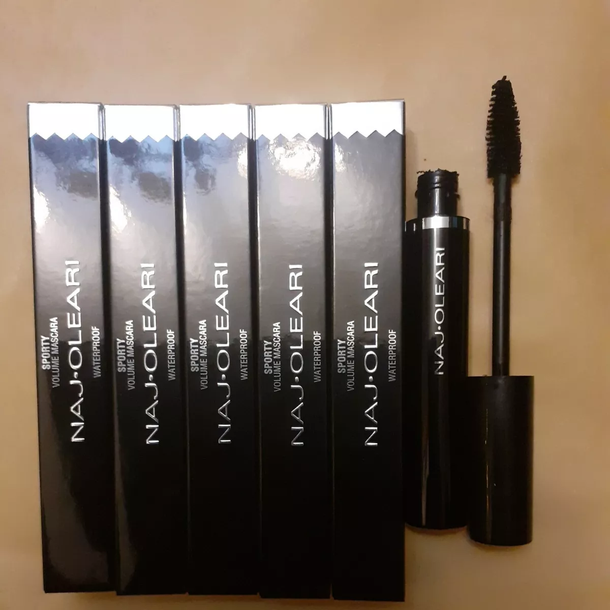 naj oleari sporty black volume waterproof mascara 6 pack