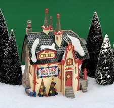 RARE RETIRED Department 56 North Pole SANTA'S LIGHT SHOP NEW